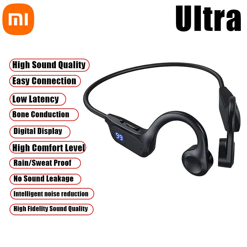 Xiaomi Wireless Earphone Bone Conduction Sport Swimming Bluetooth Compatible Earphones Hand-free With Mic For Sports X7 Earbuds