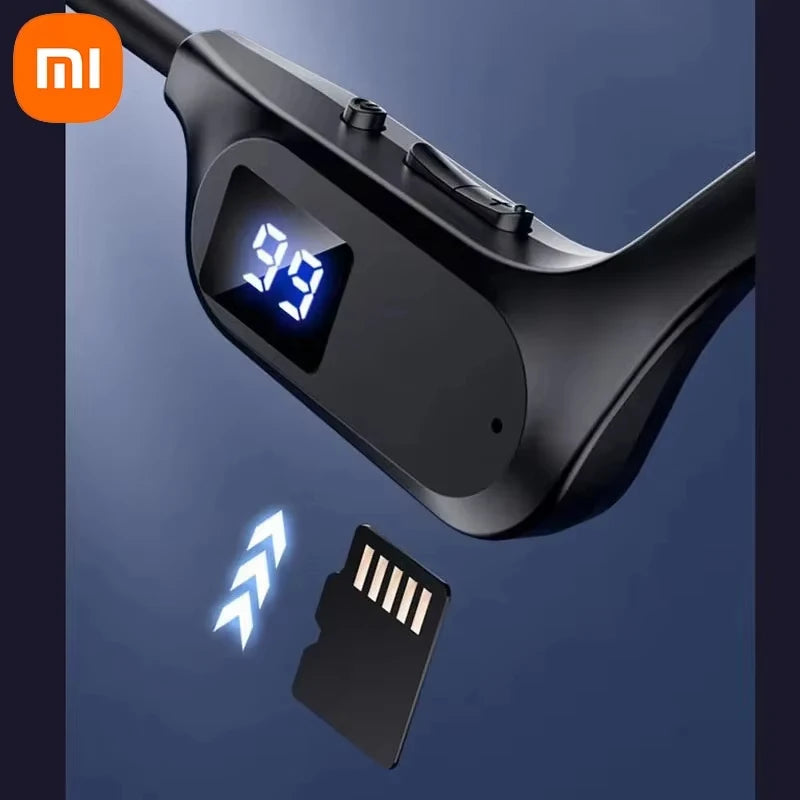 Xiaomi Wireless Earphone Bone Conduction Sport Swimming Bluetooth Compatible Earphones Hand-free With Mic For Sports X7 Earbuds