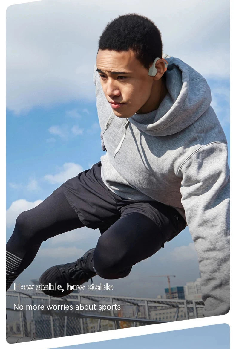 Xiaomi I18PRO Bone Conduction Wireless Headphones Compatible Bluetooth Earphone TWS with Mic Swimming Sports Wear Headset Earbud