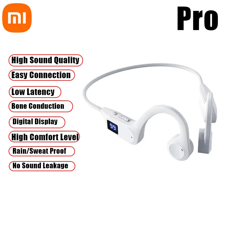 Xiaomi Wireless Earphone Bone Conduction Sport Swimming Bluetooth Compatible Earphones Hand-free With Mic For Sports X7 Earbuds