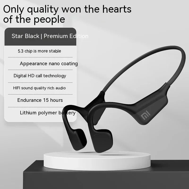 Xiaomi I18PRO Bone Conduction Wireless Headphones Compatible Bluetooth Earphone TWS with Mic Swimming Sports Wear Headset Earbud