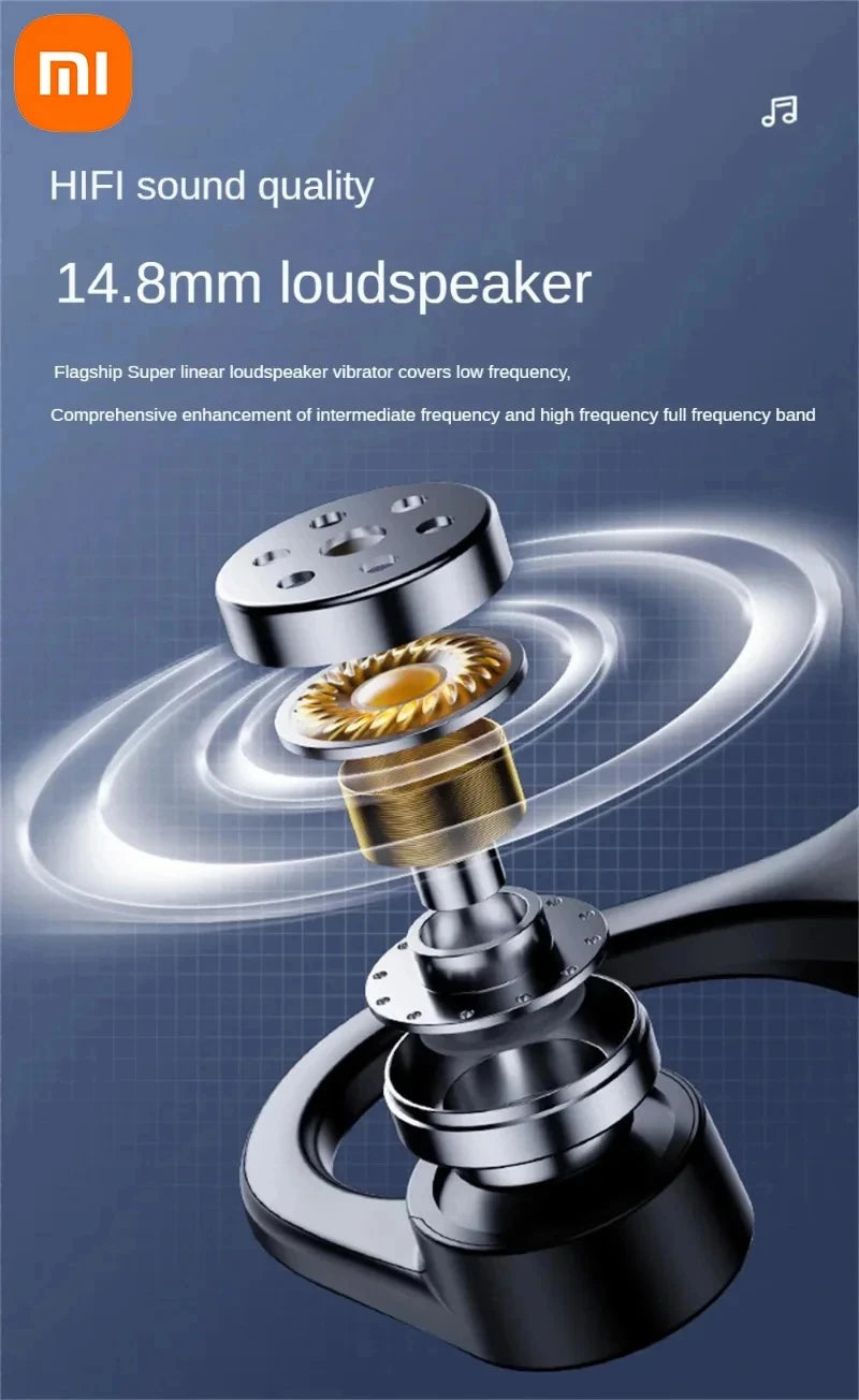 Xiaomi Wireless Earphone Bone Conduction Sport Swimming Bluetooth Compatible Earphones Hand-free With Mic For Sports X7 Earbuds