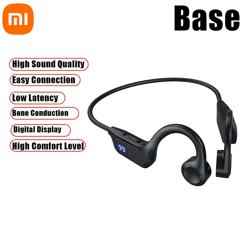 Xiaomi Wireless Earphone Bone Conduction Sport Swimming Bluetooth Compatible Earphones Hand-free With Mic For Sports X7 Earbuds