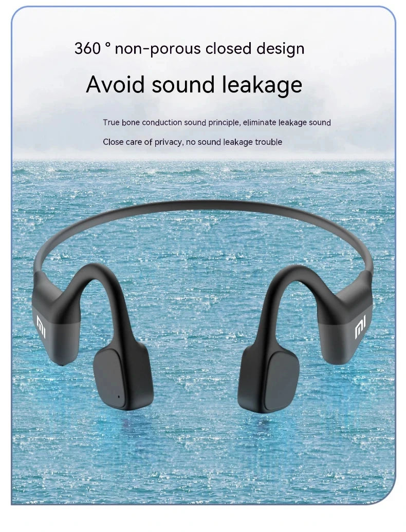 Xiaomi I18PRO Bone Conduction Wireless Headphones Compatible Bluetooth Earphone TWS with Mic Swimming Sports Wear Headset Earbud