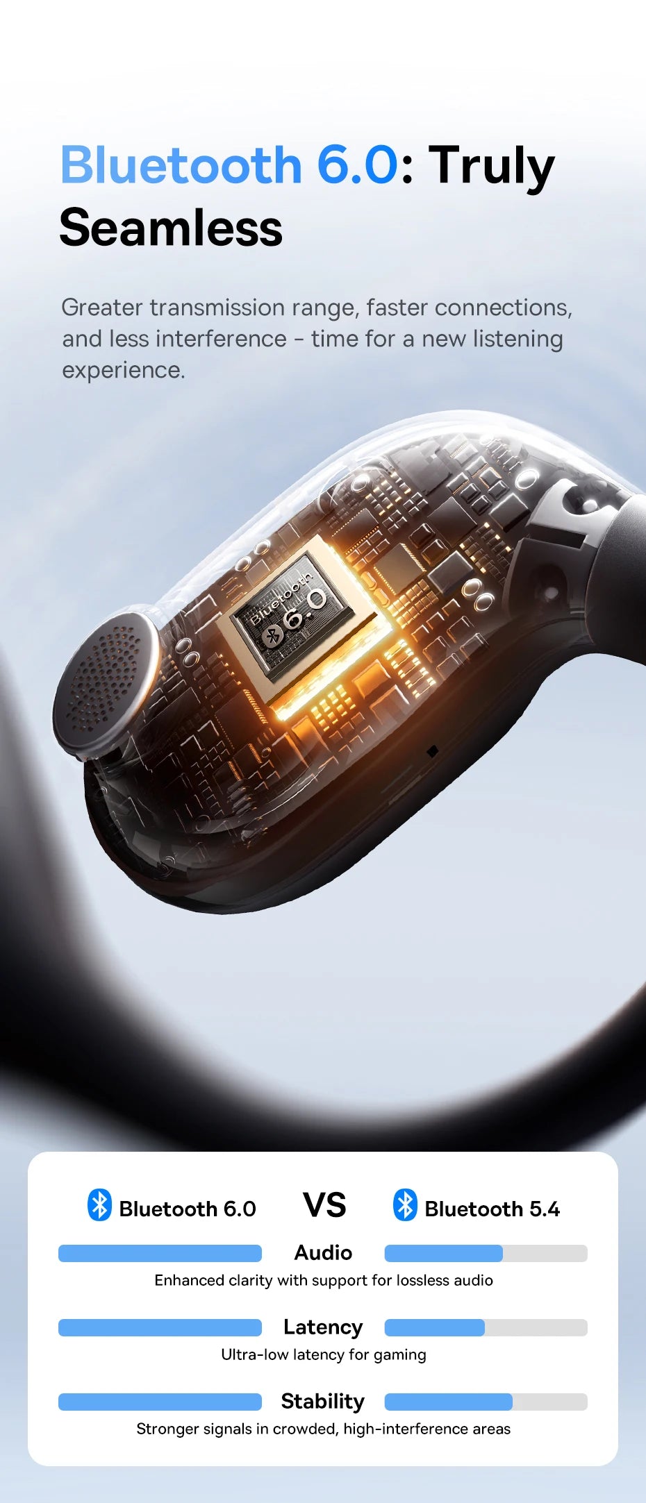 Baseus Eli 2i Fit Open-Ear Earphones True Wireless Bluetooth 6.0 Ear Hooks Headphones IPX5 Waterproof Sports Earbuds Bass Boost