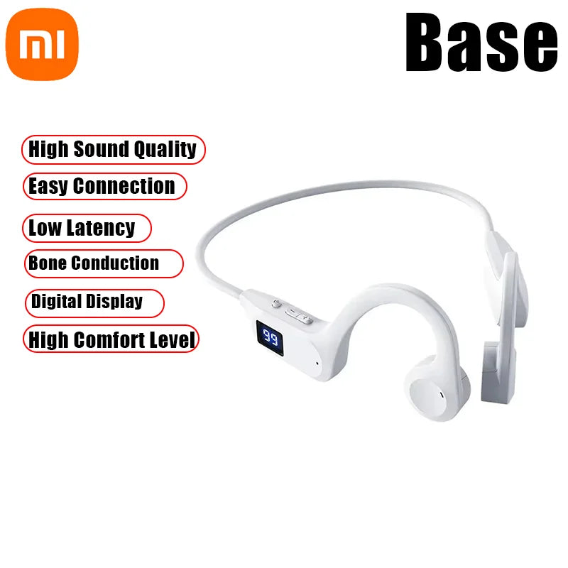 Xiaomi Wireless Earphone Bone Conduction Sport Swimming Bluetooth Compatible Earphones Hand-free With Mic For Sports X7 Earbuds