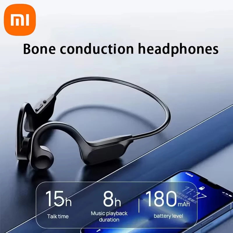 Xiaomi Wireless Earphone Bone Conduction Sport Swimming Bluetooth Compatible Earphones Hand-free With Mic For Sports X7 Earbuds