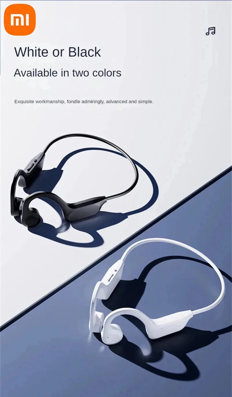 Xiaomi Wireless Earphone Bone Conduction Sport Swimming Bluetooth Compatible Earphones Hand-free With Mic For Sports X7 Earbuds